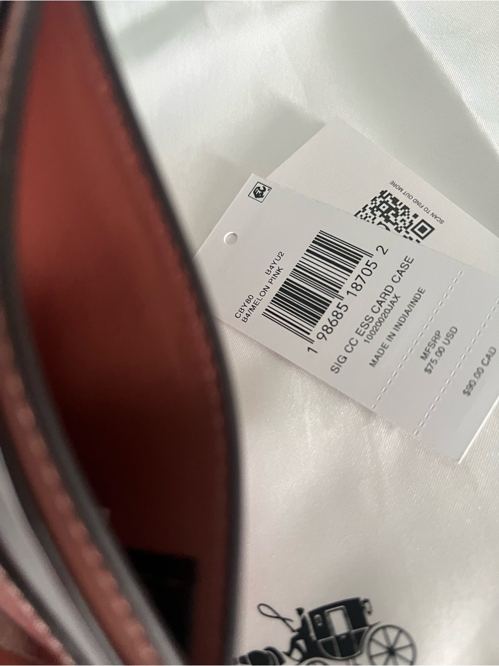 Coach Shoulder Bag with Matching Card Case - Picture 10 of 11